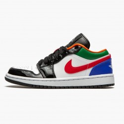 Air Jordan 1 Retro Low "Multi-Color" Naiset/Miehet CZ4776 101 Valkoinen/Valkoinen-Hyper Royal 