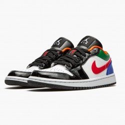 Air Jordan 1 Retro Low "Multi-Color" Naiset/Miehet CZ4776 101 Valkoinen/Valkoinen-Hyper Royal 