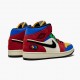 Air Jordan 1 Mid SE Fearless Sininen the Great Multicolor/Multicolor CU2805 100 Naiset/Miehet