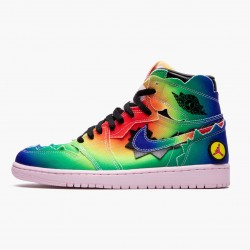 Air Jordan 1 Retro High "J Balvin" Miehet Multi-Color/Musta/Vaaleanpunainen Foam/Mu DC3481 900 