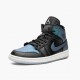 Air Jordan 1 Mid Iridescent Black Musta/Pale Ivory-Multi-Color BQ6472 009 Naiset/Miehet