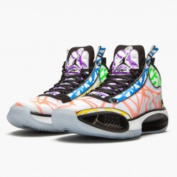 Air Jordan XXXIV "Zion Williamson Coloring Book" Miehet DA1897 100 Valkoinen/Musta-Multi-Color