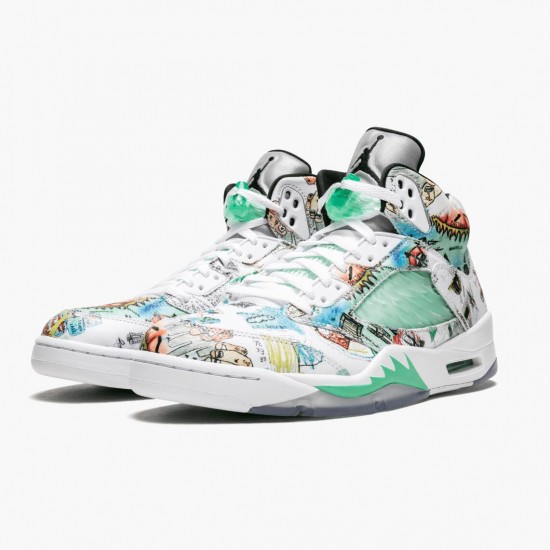 Air Jordan 5 Retro Wings Naiset/Miehet Multi Color/Multi Color AV2405 900